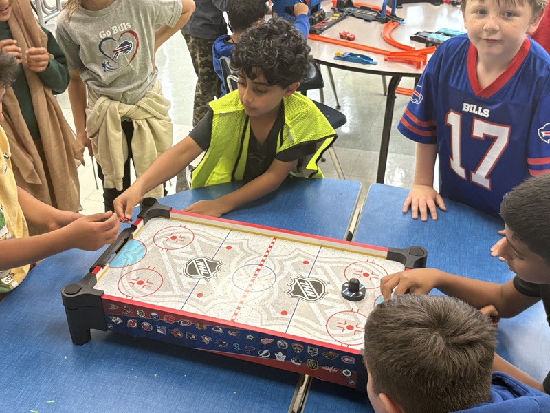 Students celebrate October birthdays.