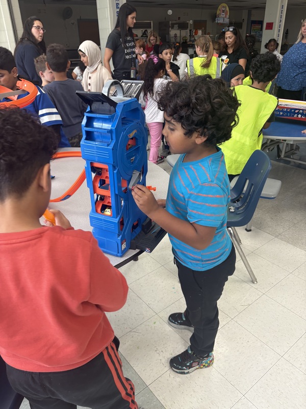 Students celebrate October birthdays.