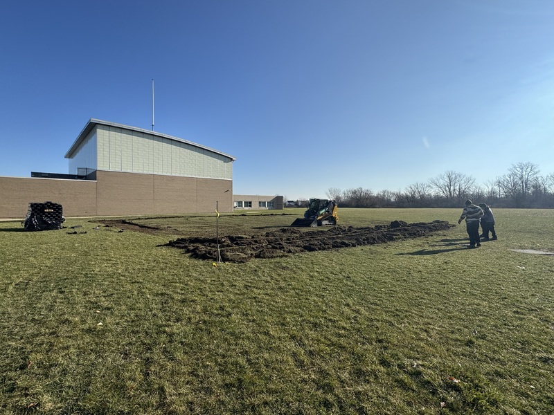 Martin Road Playground being built