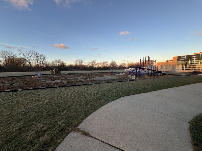 Martin Road Playground being built