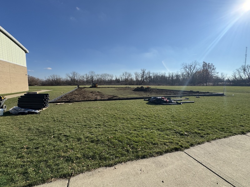 Martin Road Playground being built