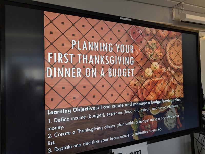 Planning Thanksgiving on a budget slideshow