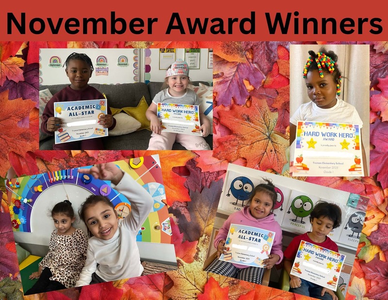 Truman November award winners