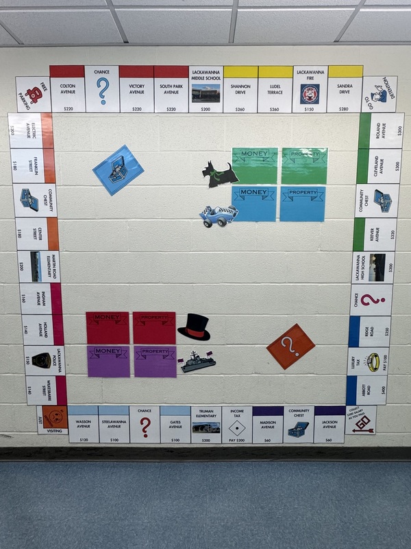 Decor hanging on the walls of Martin Road