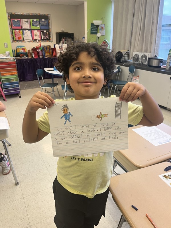 Students share stories of kindness.