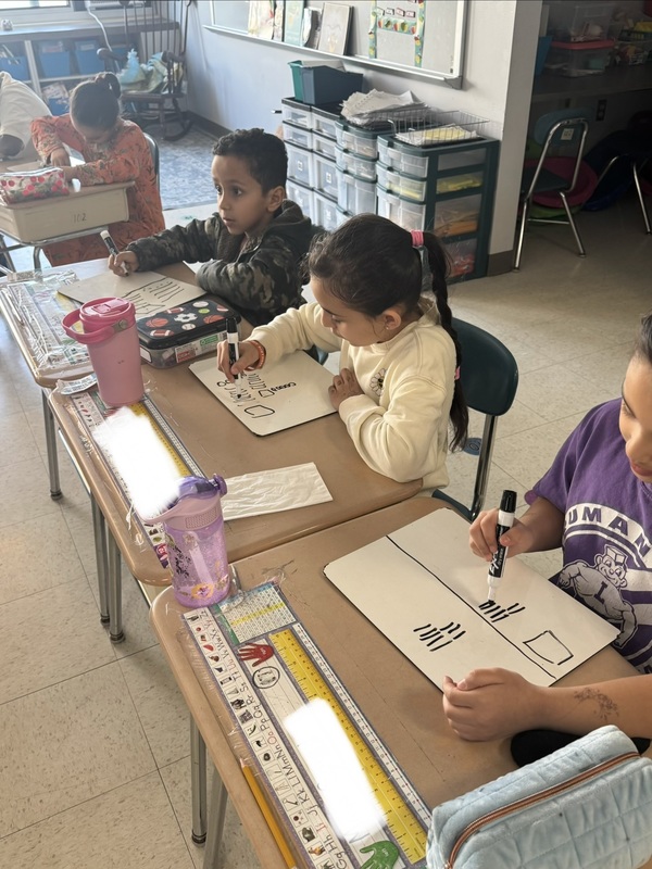 2nd graders learn math strategies.