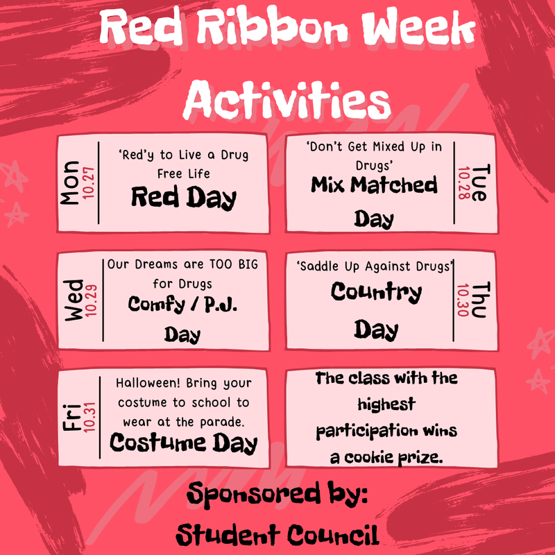 Red Ribbon Week Activities