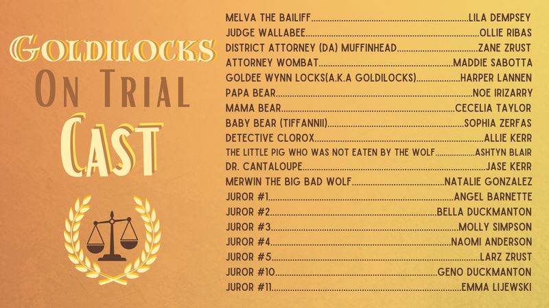 Goldilocks on Trial Cast