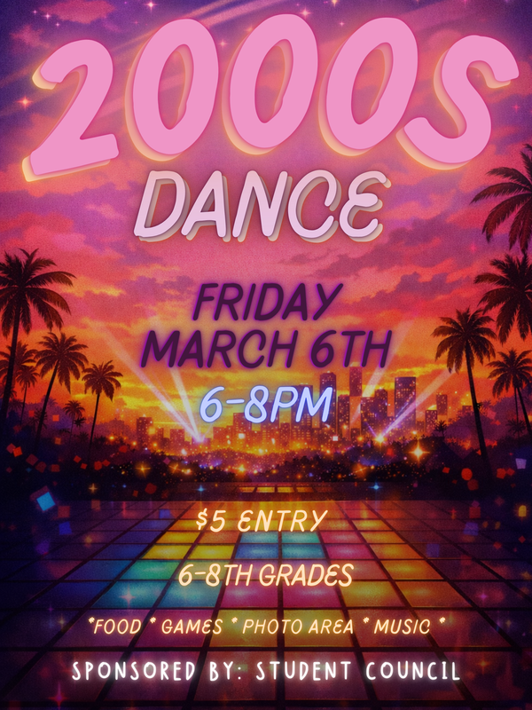 2000s Dance Flyer