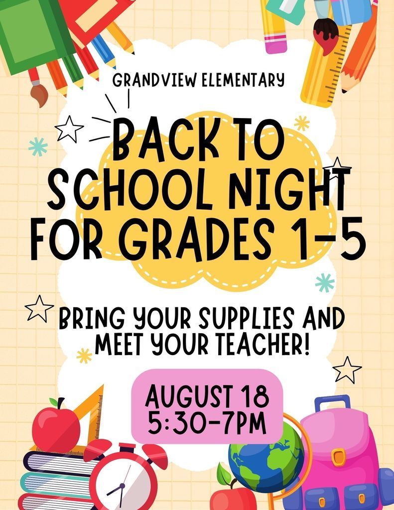 Grandview Back to School Night 2025-2026