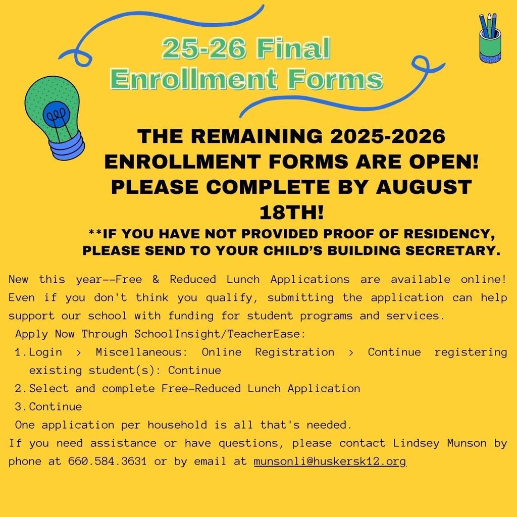 Final Enrollment Information