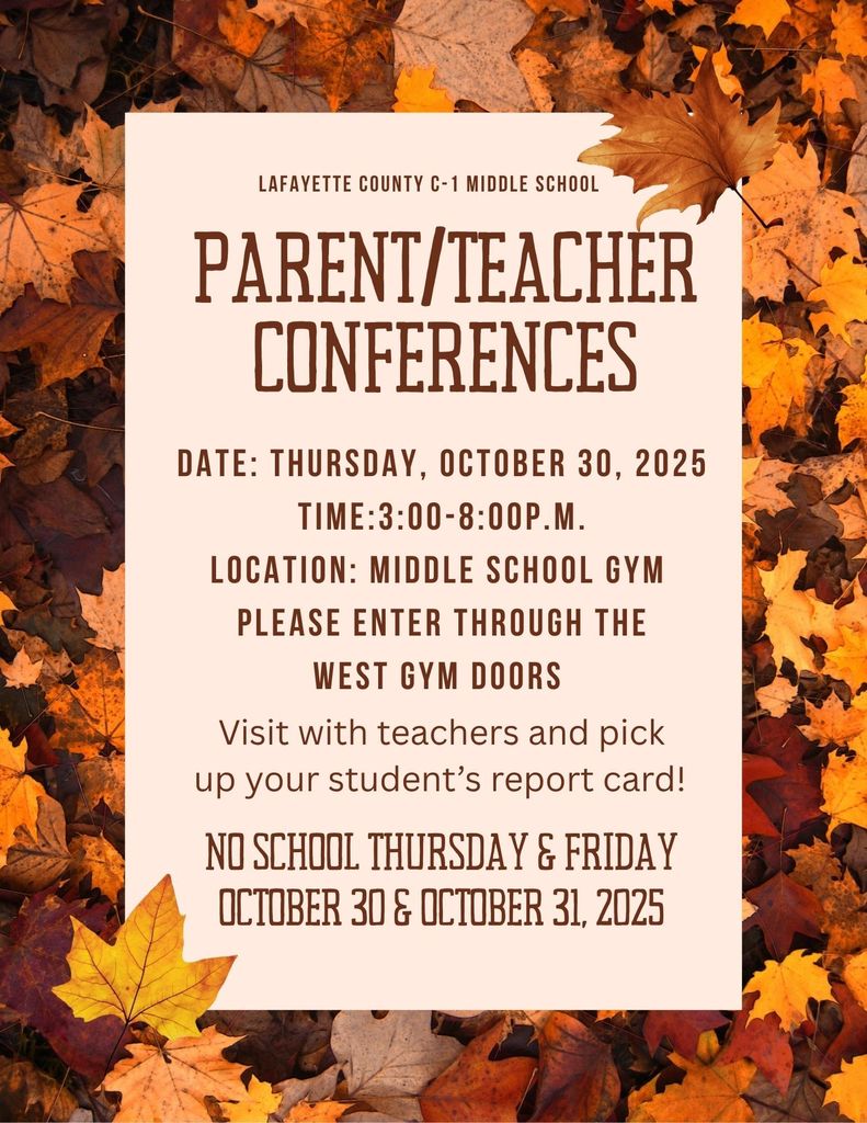 Parent/Teacher Conferences