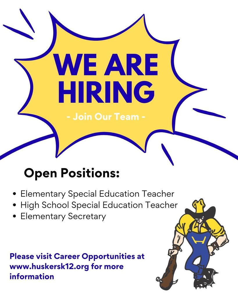 We have new job opportunities!