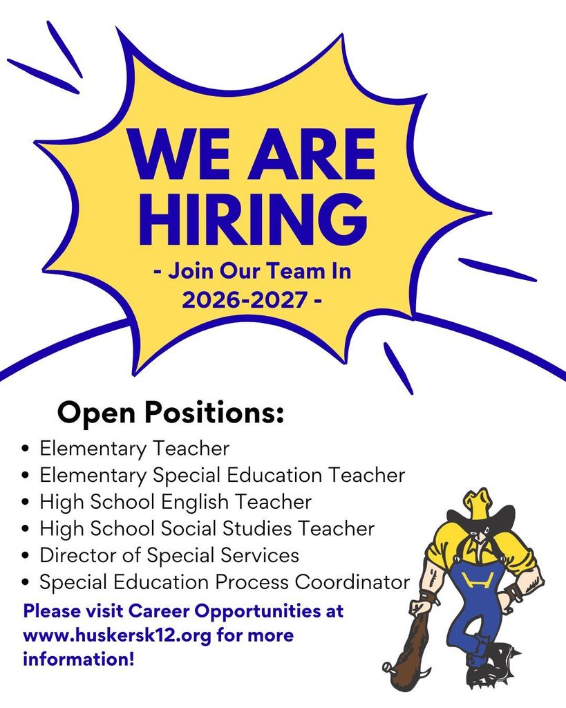 We have new job opportunities!