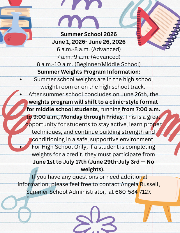 2026 Summer Weights
