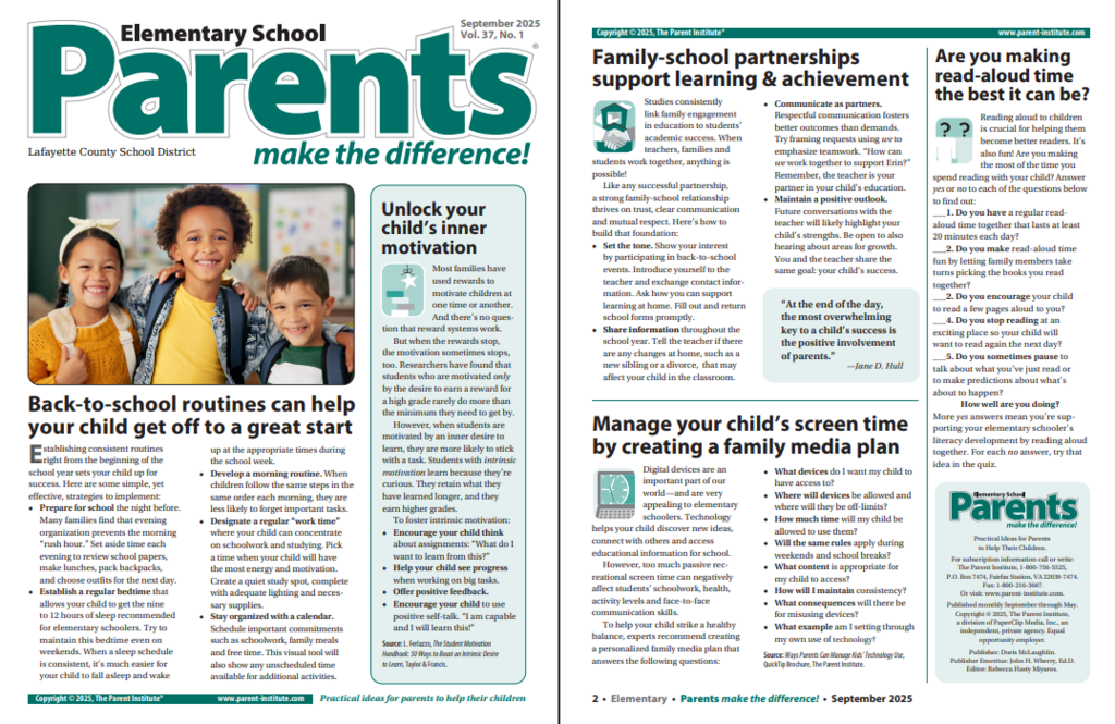 Sept Parent's Magazine