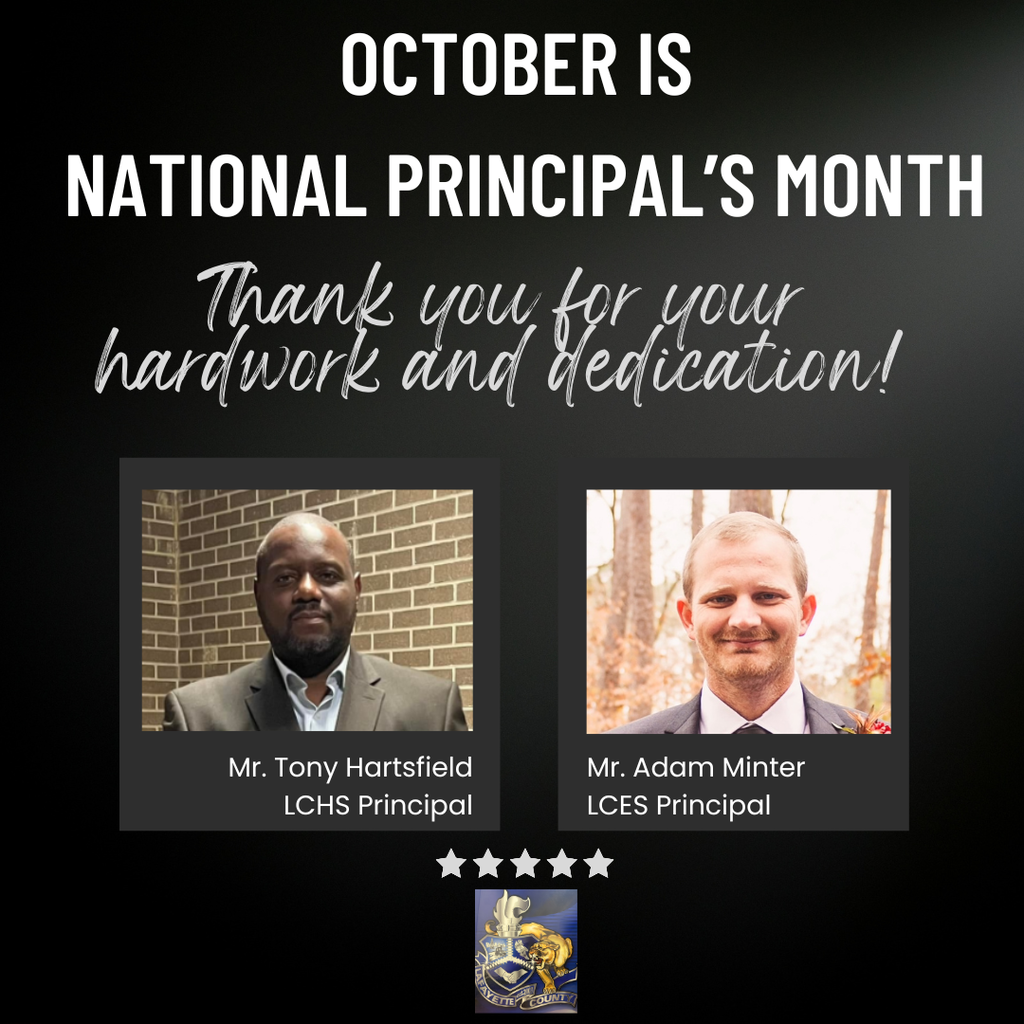 October - Principal's Month