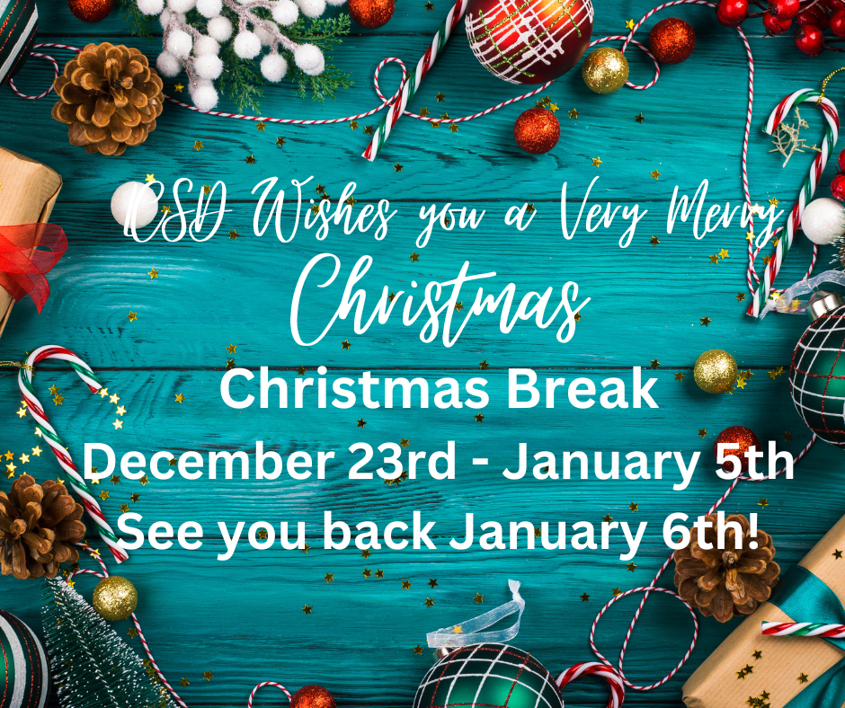 Christmas Break December 23rd - January 5th (1)