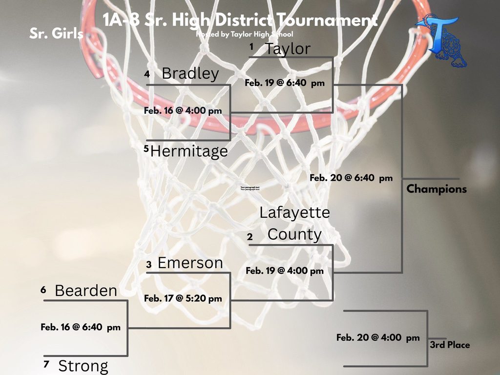 SR High District Tournament @ Taylor Girls