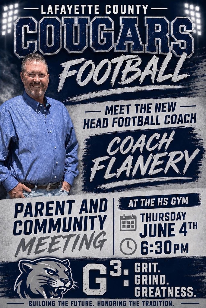 Meet Coach Flanery - Head Football Coach for Lafayette County Cougars.