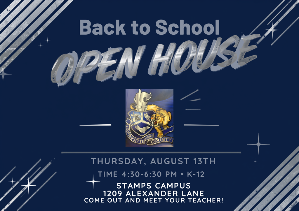 Open House! August 13th 430-630pm