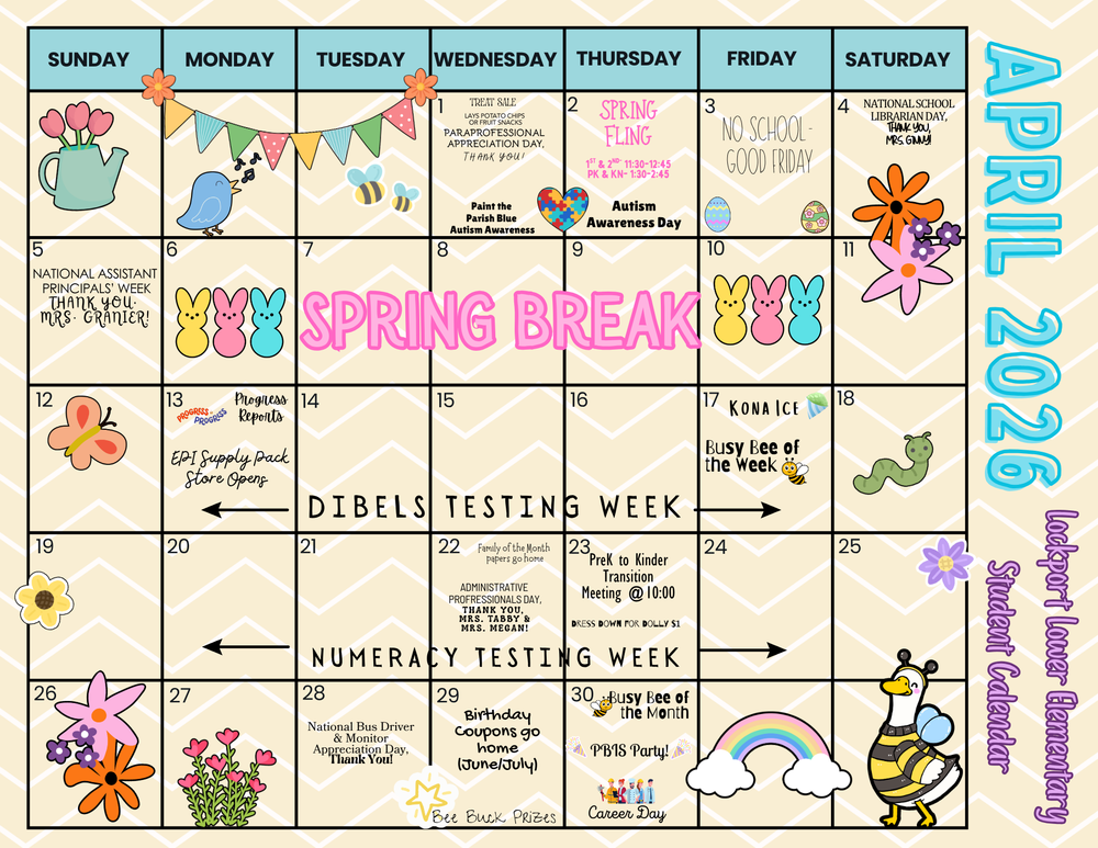 April Calendar