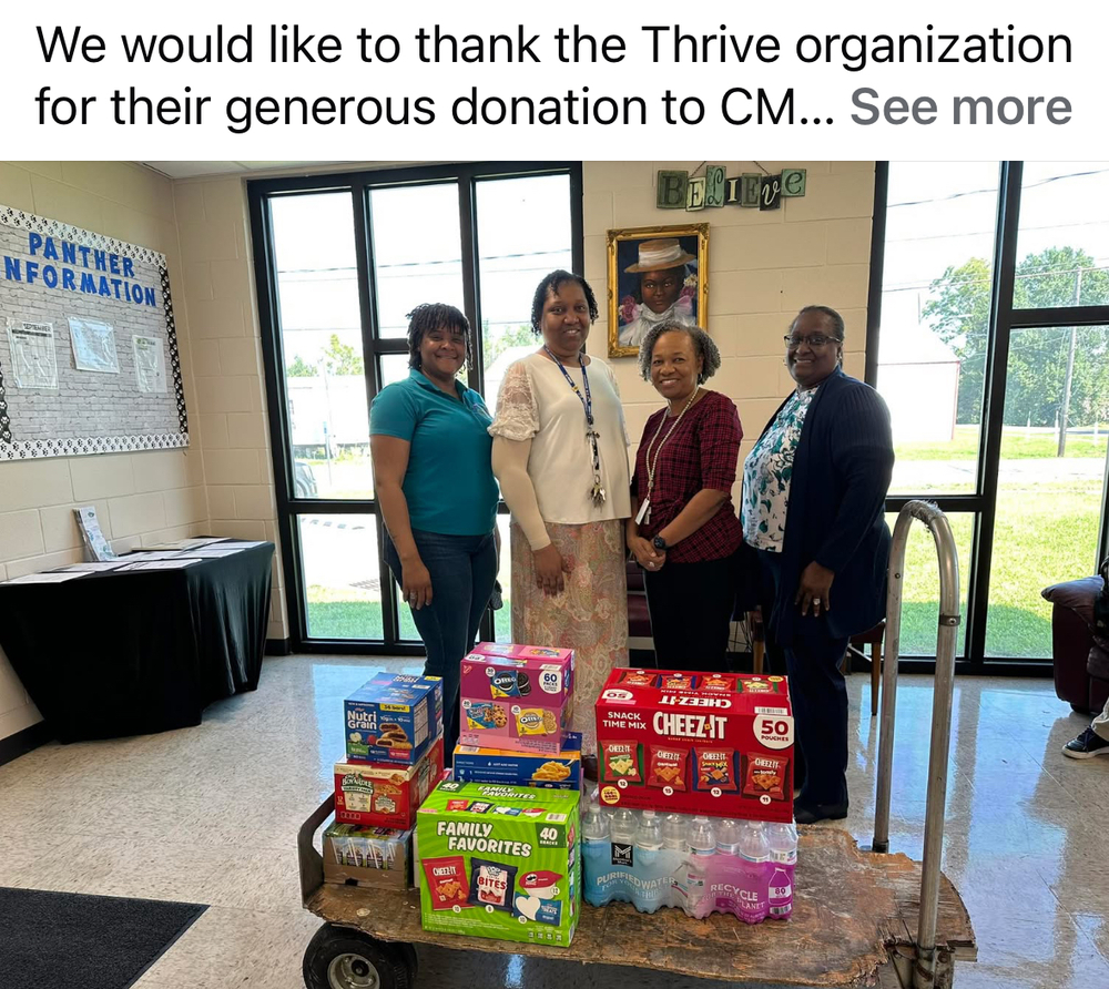 Thrive donation