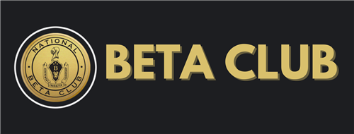 National Beta Club Logo and words saying Beta Club