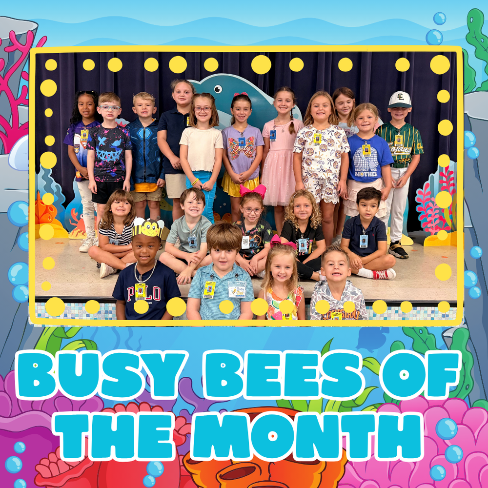 September Busy Bee of the Month