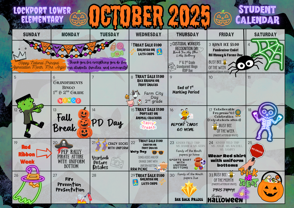 October Calendar
