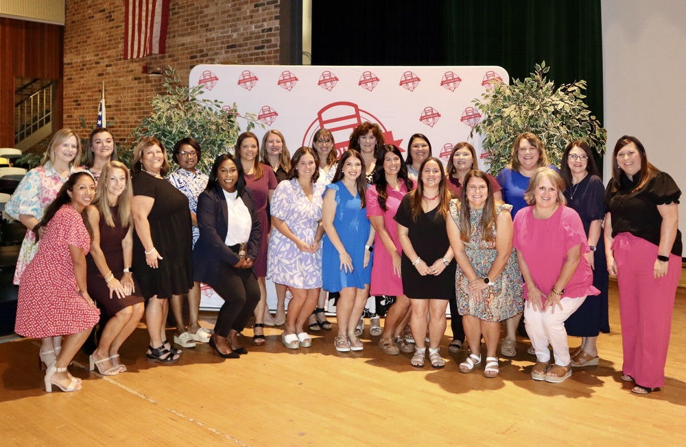 Group photo of all of the Teacher of the Year honorees.