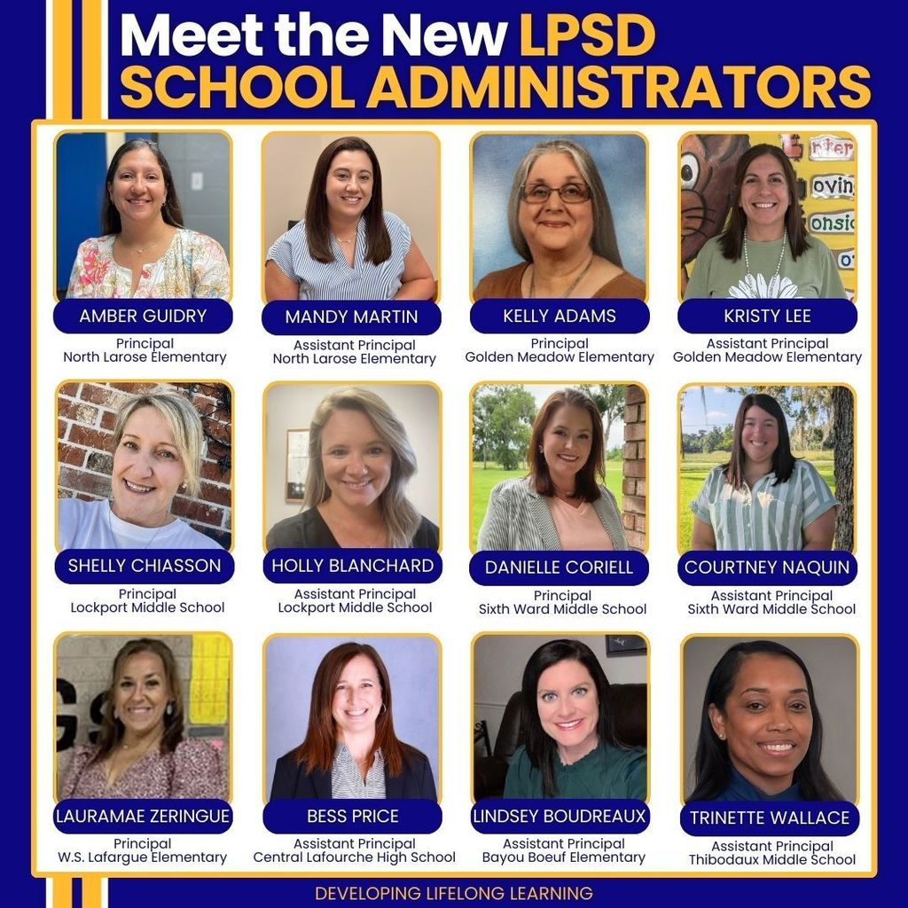 New school administrators