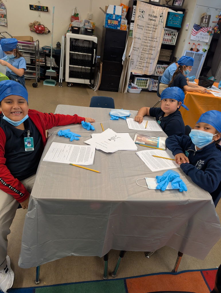 Students smiling for camera.