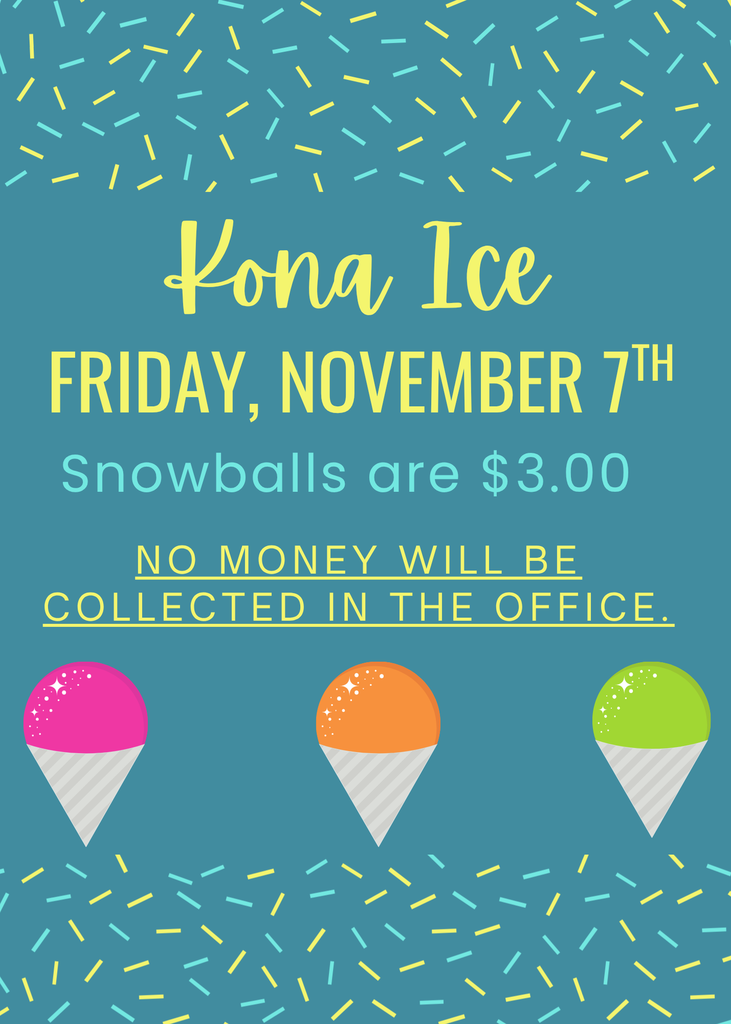 Kona Ice Announcement