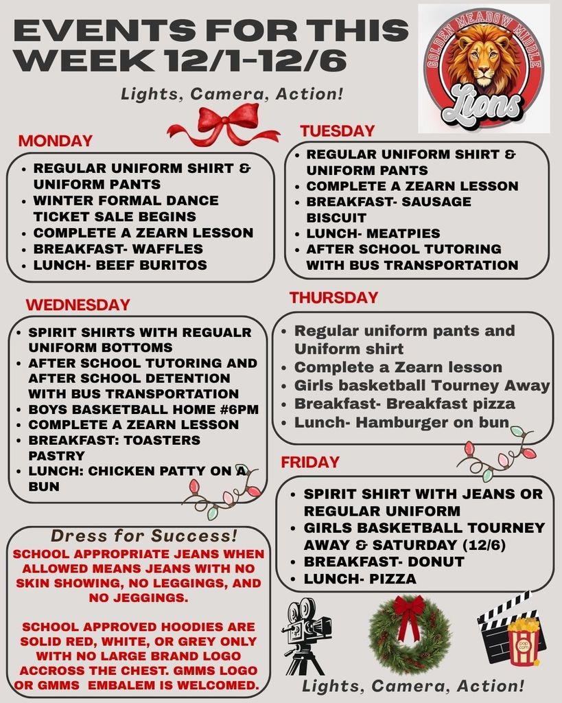 Week in Preview 12/1