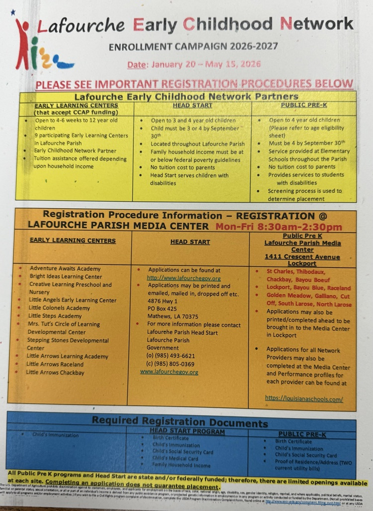 pre-k registration information