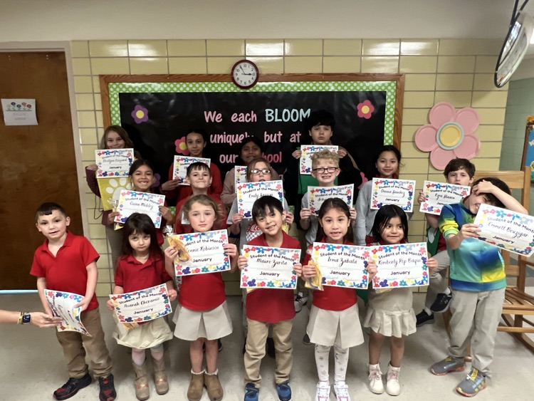 January Students of the Month