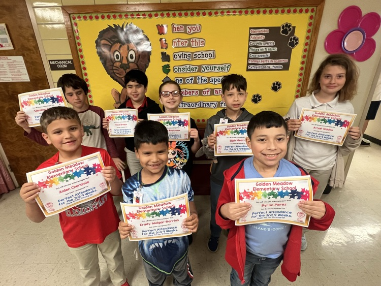 students with perfect attendance awards
