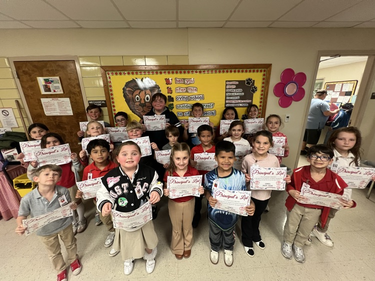 students with principal list awards
