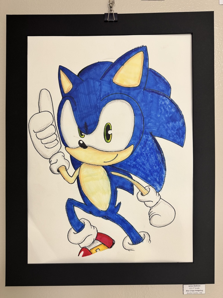 artwork of Sonic