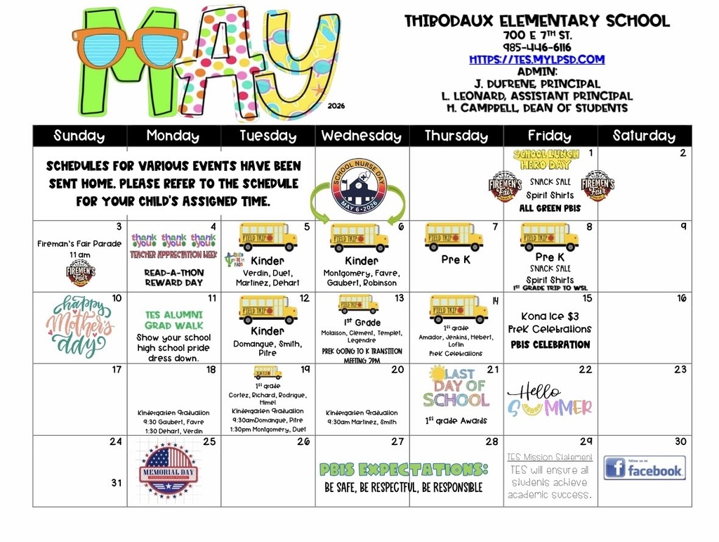 May calendar