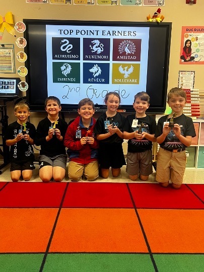 2nd grade Top House Winners