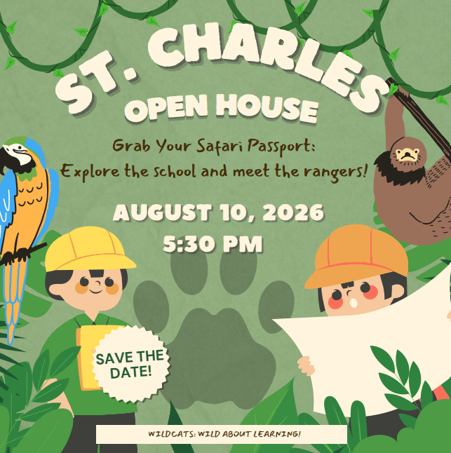 SCES Open House - When: Monday, August 10, 2026 - Time: 5:30 PM