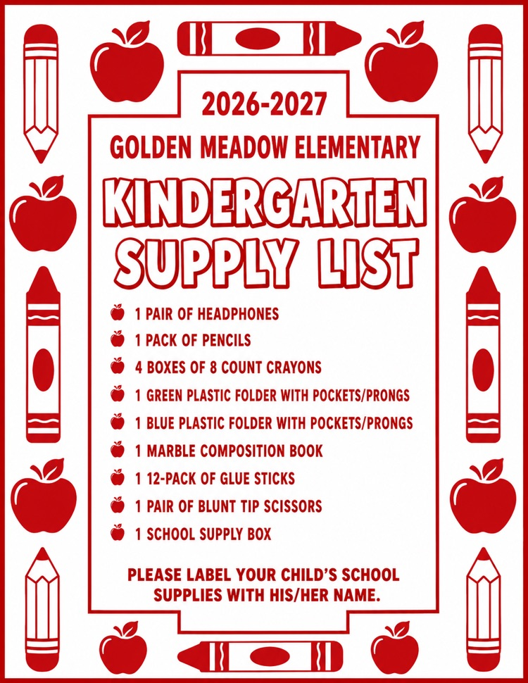 26-27 K Supply List