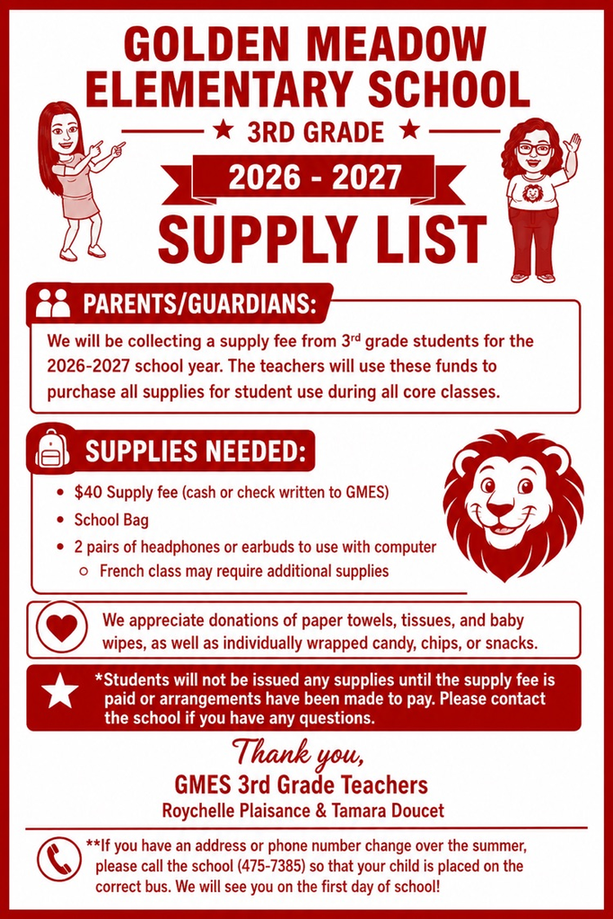 26-27 3rd Supply List