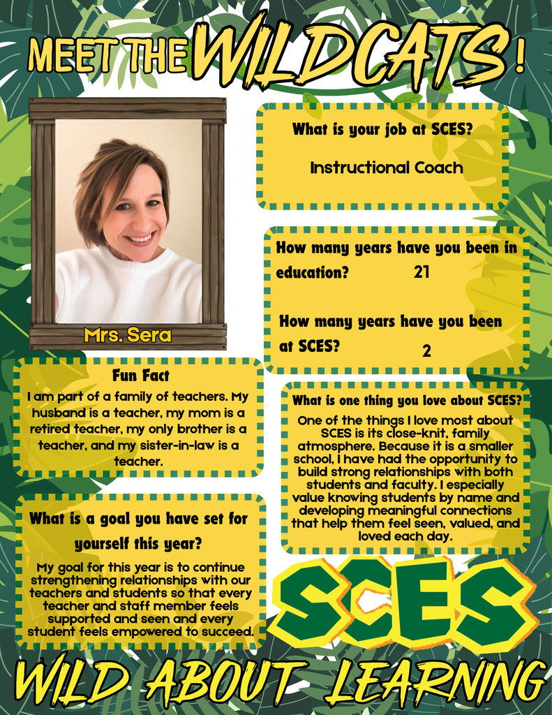 Instructional Leadership Team: Sera Abadie, Instructional Coach