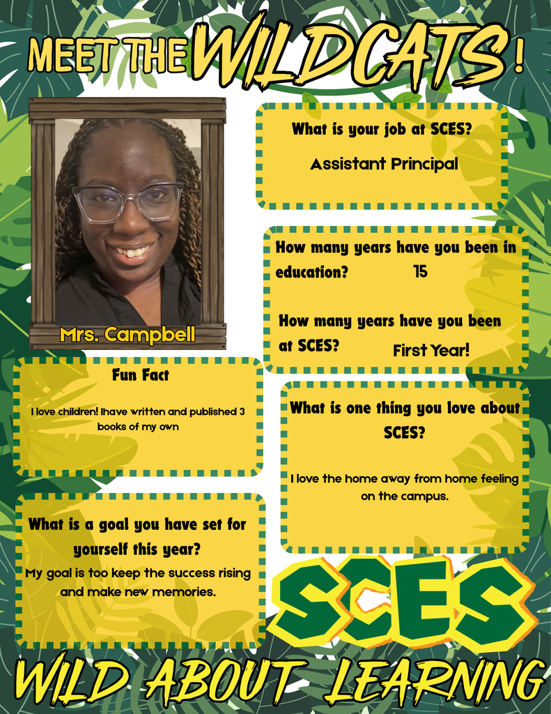 Instructional Leadership Team: Hernika Campbell, Asst. Principal