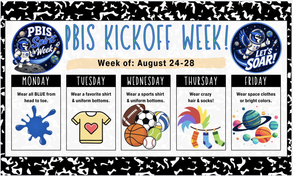 Dress Up Days Calendar