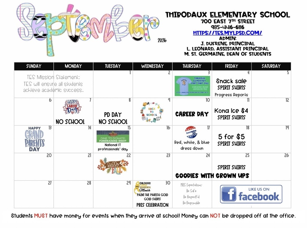 September calendar