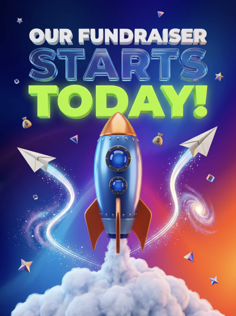 Our Fundraiser starts today image.